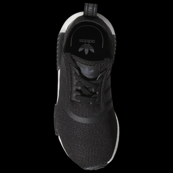 Toddler 7T Black Adidas NMD R1 - Picture 8 of 9